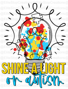 Shine a Light on Autism - EliteStop Creations