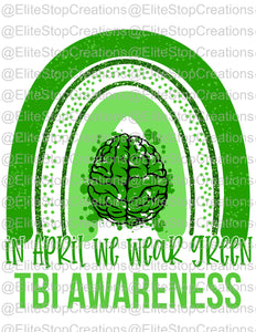 In April We Wear Green - EliteStop Creations