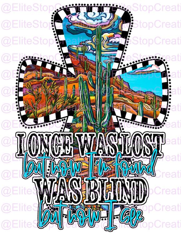 Cross- I was Once Lost - EliteStop Creations