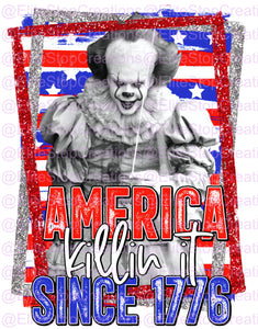 America Killin it- Clown - EliteStop Creations