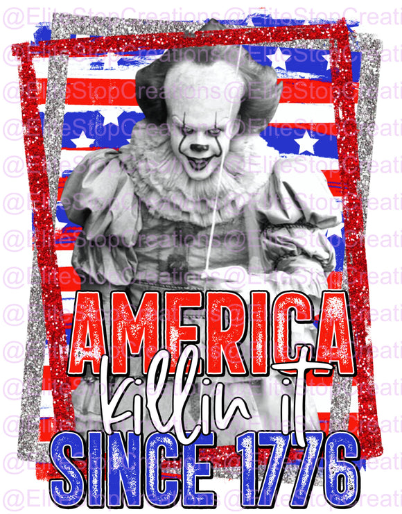 America Killin it- Clown - EliteStop Creations