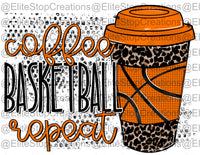 Coffee Basketball Repeat - EliteStop Creations