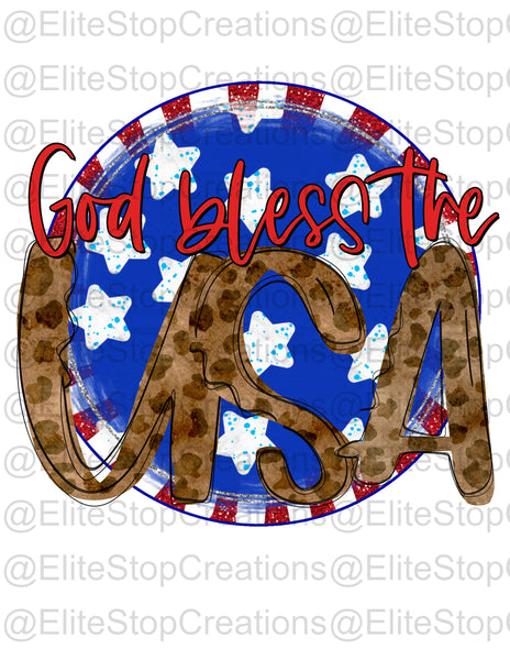 God Bless the USA - EliteStop Creations