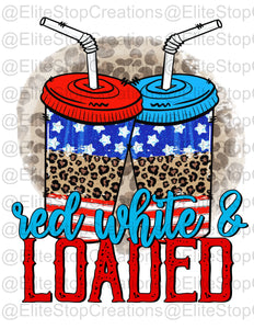 Red White & Loaded - EliteStop Creations