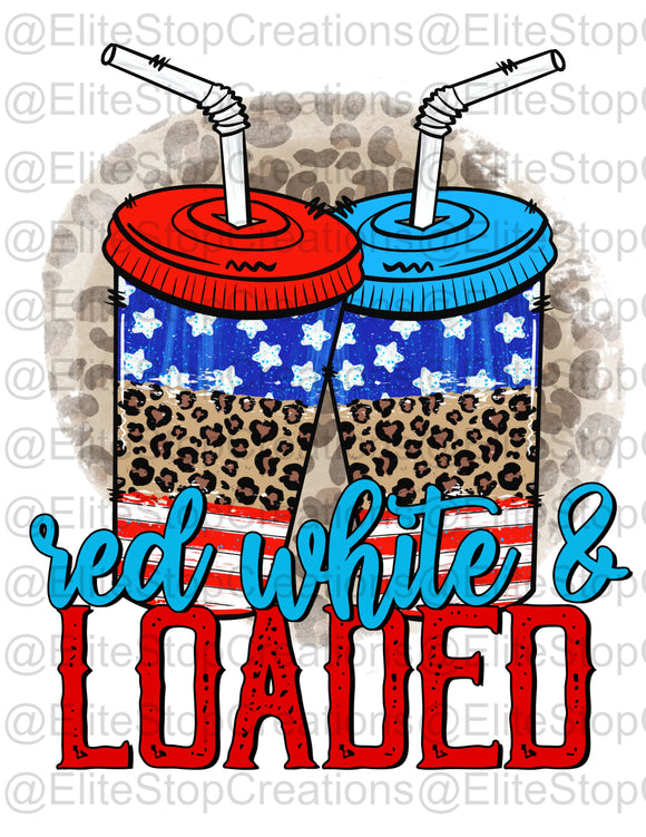 Red White & Loaded - EliteStop Creations