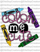 Color Me Cute - EliteStop Creations