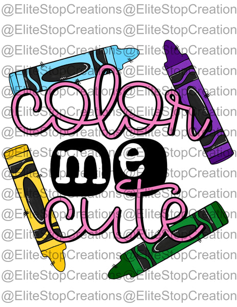 Color Me Cute - EliteStop Creations