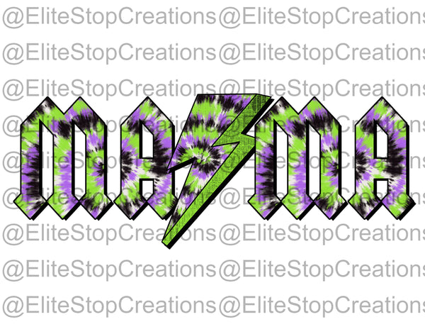 Mama- Tie Dye - EliteStop Creations