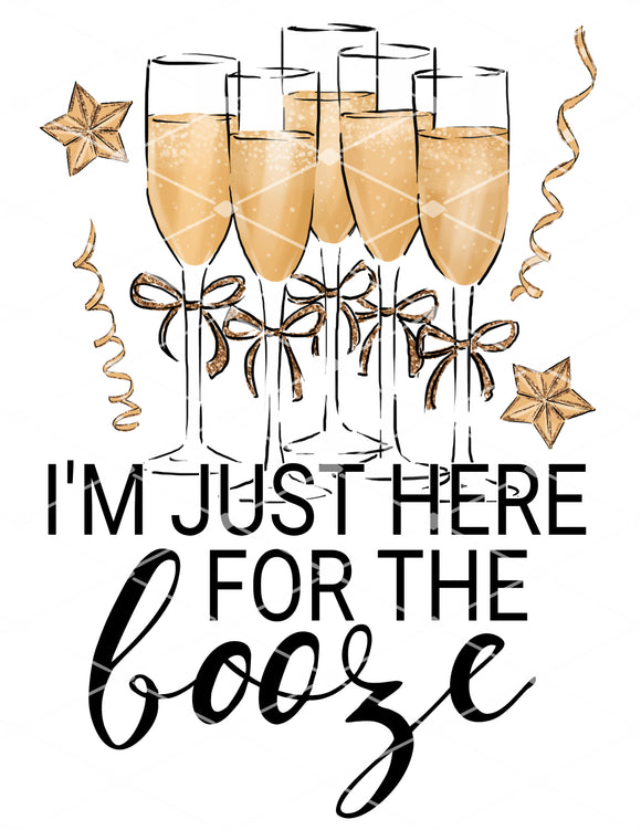 I'm Just Here for the Booze - EliteStop Creations