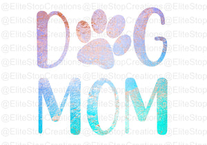 Dog Mom- Multi Colored - EliteStop Creations