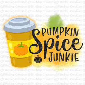 Pumpkin Spice Junkie - EliteStop Creations