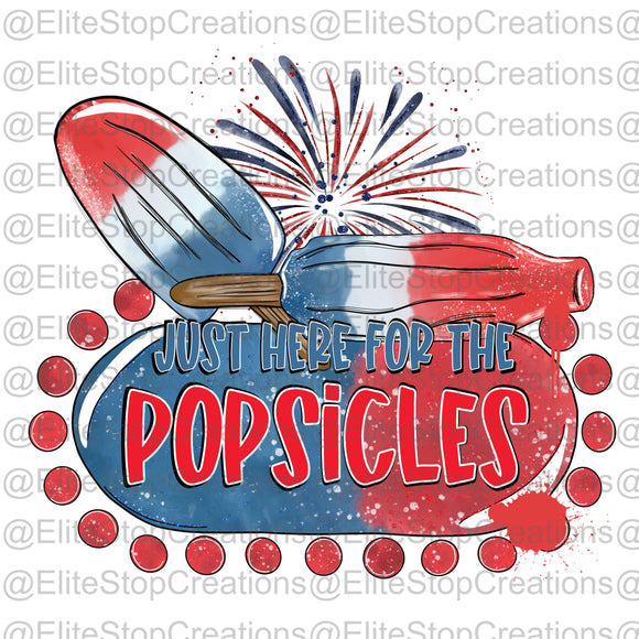 Just Here for the Popsicles - EliteStop Creations