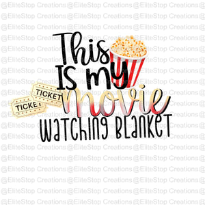 Movie Watching Blanket - EliteStop Creations