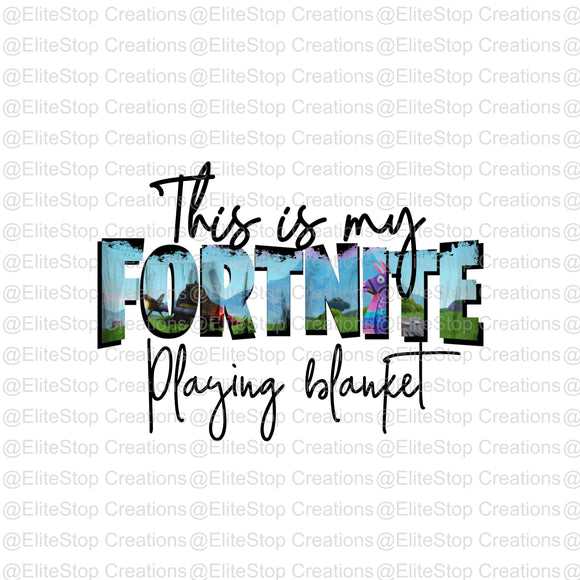 Fortnite Playing Blanket - EliteStop Creations