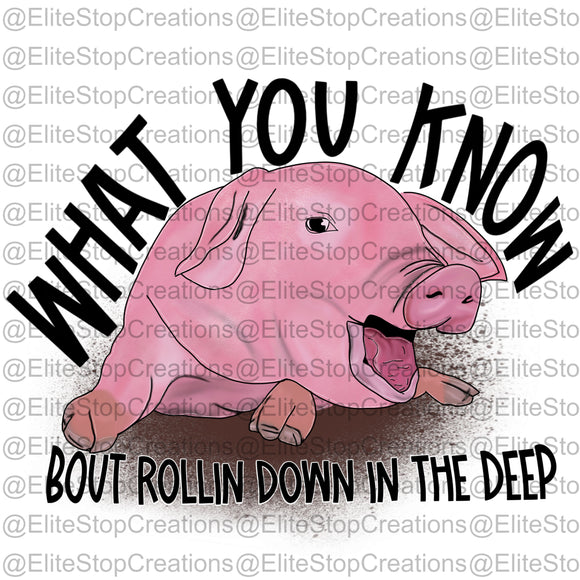 What you Know- Rollin in the Deep - EliteStop Creations