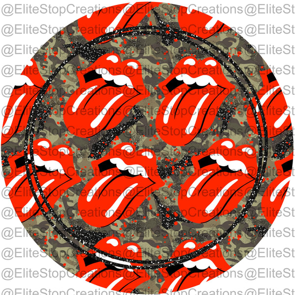 Camo & Red Lips - EliteStop Creations