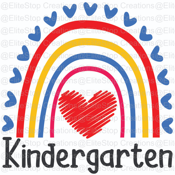 Rainbow- Kindergarten - EliteStop Creations