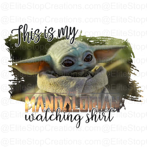 Mandalorian Watching Shirt - EliteStop Creations