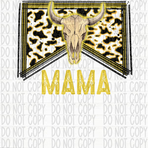 Boho Bull- Yellow - EliteStop Creations