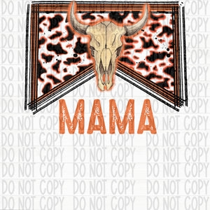 Boho Bull- Orange - EliteStop Creations