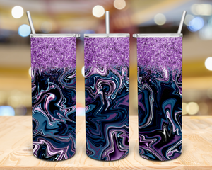 Blue & Purple Marble - EliteStop Creations