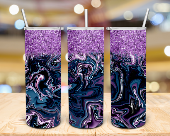 Blue & Purple Marble - EliteStop Creations