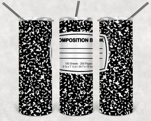 Black Composition Book - EliteStop Creations