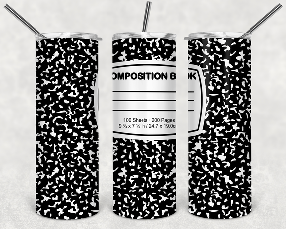 Black Composition Book - EliteStop Creations