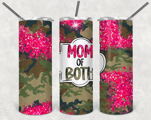 Mom of Both- Camo Pink Leopard - EliteStop Creations