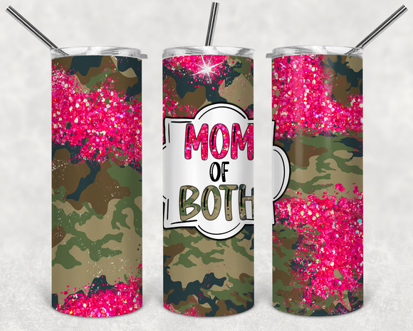 Mom of Both- Camo Pink Leopard - EliteStop Creations