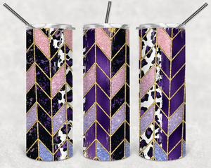 Purple & Black Leopard Tangram - EliteStop Creations