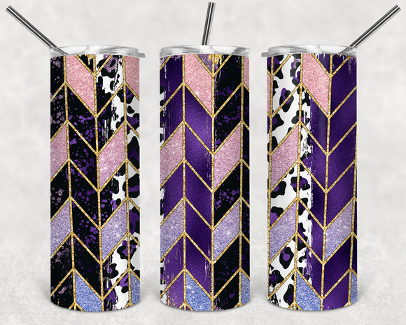 Purple & Black Leopard Tangram - EliteStop Creations