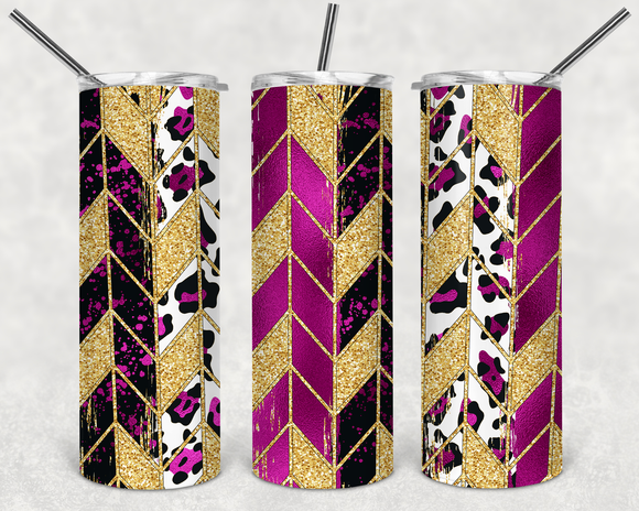 Magenta & Black Leopard Tangram - EliteStop Creations