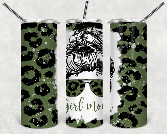 Girl Mom- Olive Leopard - EliteStop Creations