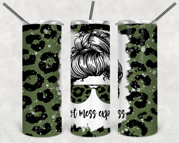 Hot Mess Express- Olive Leopard - EliteStop Creations