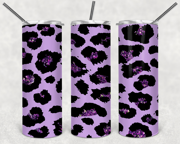 Purple Glitter- Leopard - EliteStop Creations