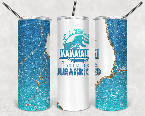 Mama Saurus- Teal - EliteStop Creations