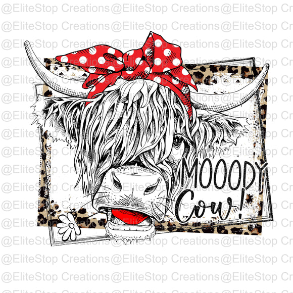 Moody Cow - EliteStop Creations
