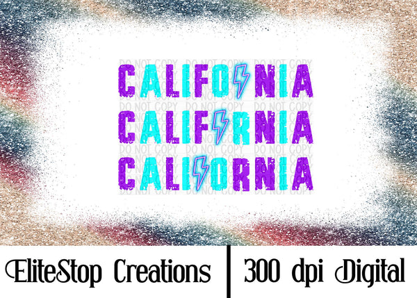 Neon California- Digital Design