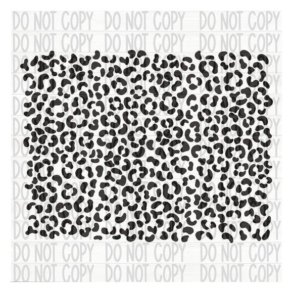 Small Leopard Cheetah Paper- Black - EliteStop Creations