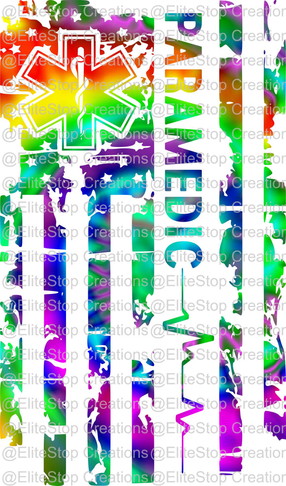 Paramedic Tie Dye - EliteStop Creations