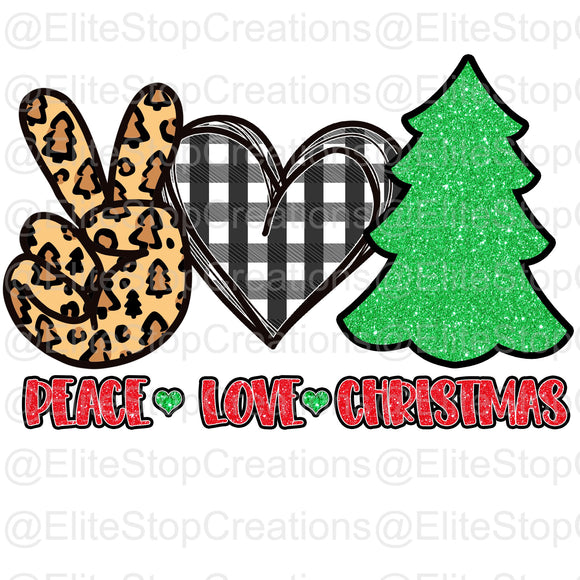 Peace Love Christmas - EliteStop Creations