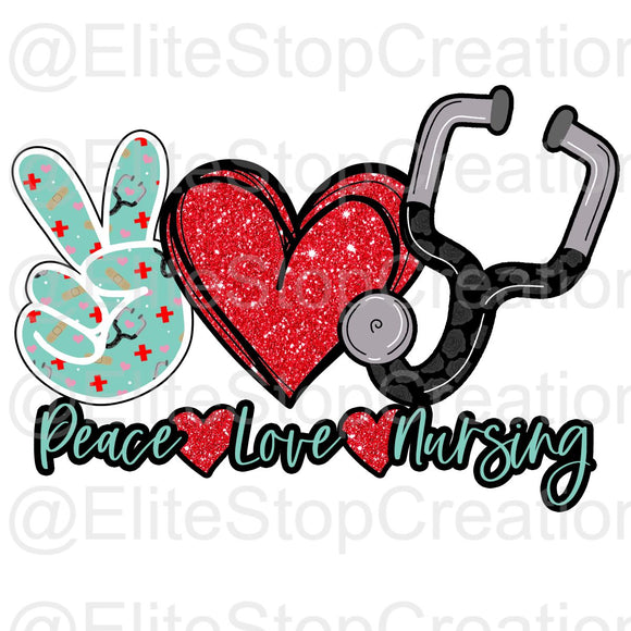 Peace Love Nursing - EliteStop Creations