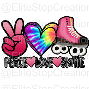 Peace Love Skate - EliteStop Creations