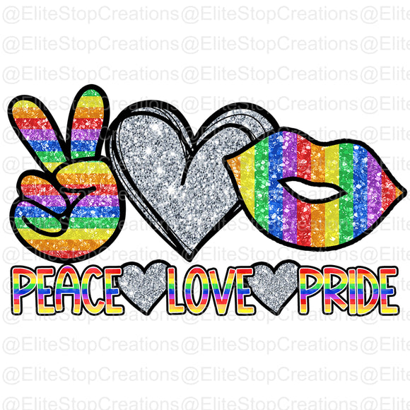 Peace Love Pride - EliteStop Creations