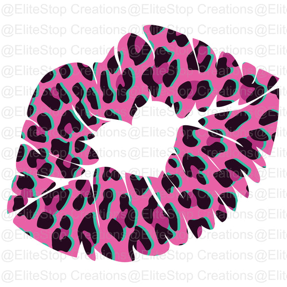 Pink Leopard Lips - EliteStop Creations