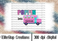 Poppin into 2nd Grade- Digital Design - EliteStop Creations