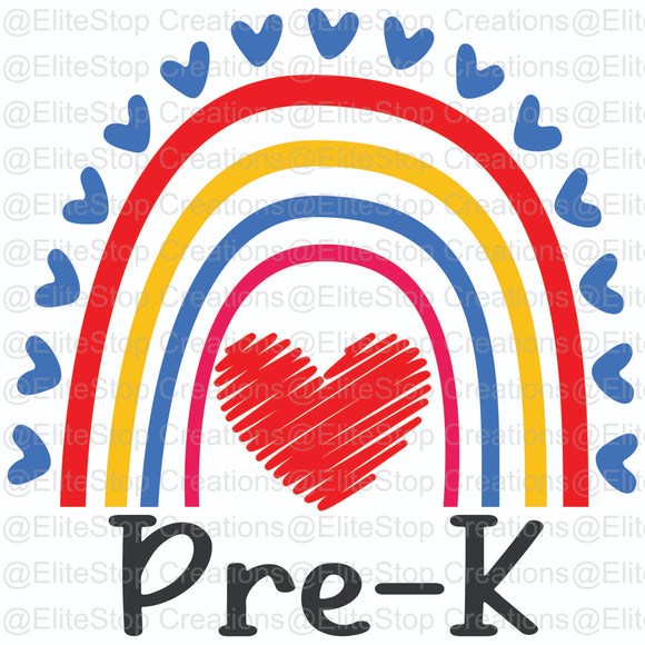 Rainbow- Pre K - EliteStop Creations