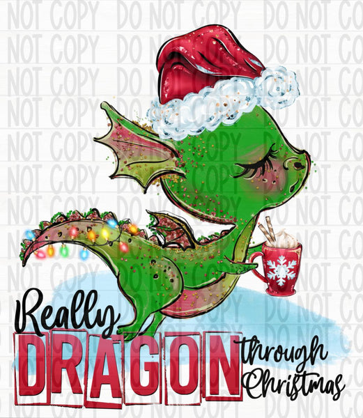 Really Dragon Through Christmas - EliteStop Creations