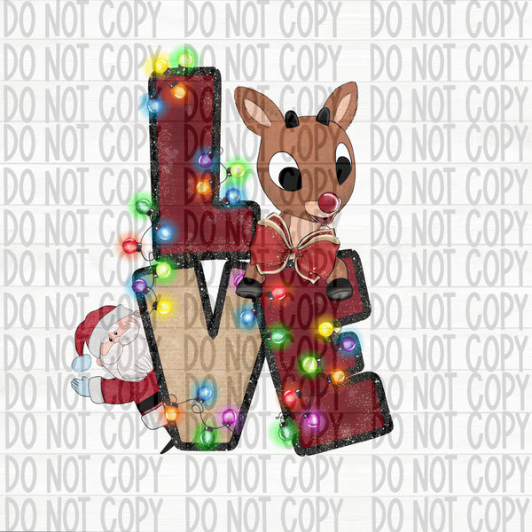 Rudolph- Love - EliteStop Creations